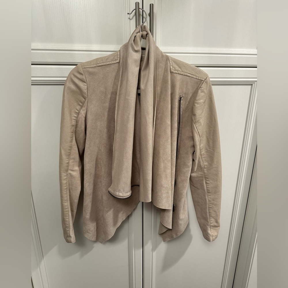 Blank NYC faux leather/suede jacket